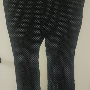 New York & Company Black and White Polka Dots Size 18